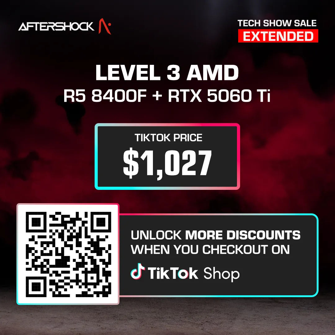 Level 3 AMD / Ryzen 5 8400F + GeForce RTX 5060 Ti