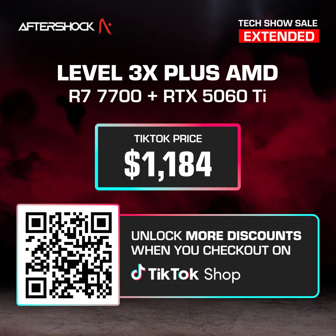 Level 3X Plus AMD / Ryzen 7 7700 + GeForce RTX 5060 Ti