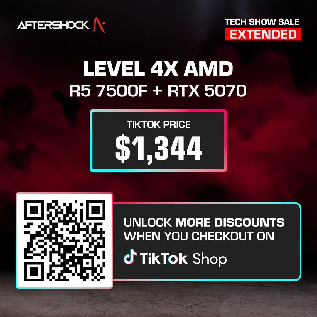 Level 4X AMD / Ryzen 5 7500F + GeForce RTX 5070