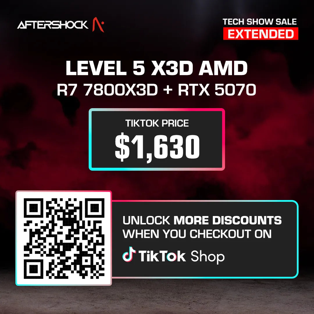 Level 5 X3D AMD / Ryzen 7 7800X3D + GeForce RTX 5070