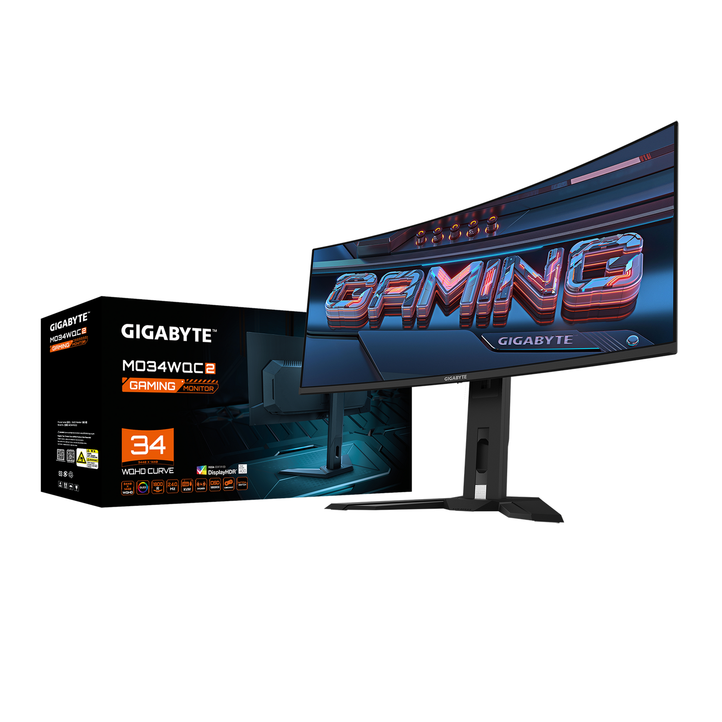 Gigabyte MO34WQC2 34" WQHD 240Hz QD-OLED