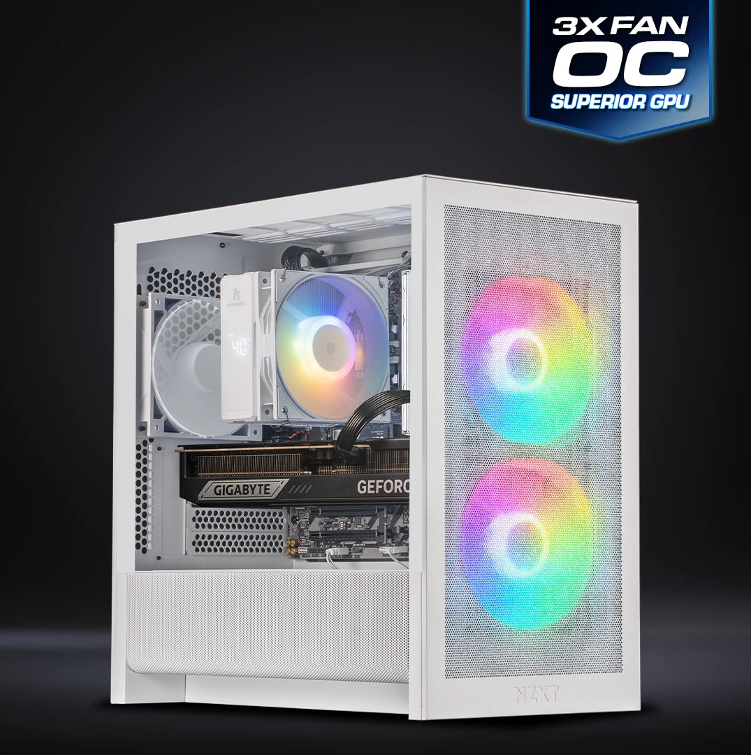 NZXT H3 - White : L5 X3D / Ryzen 7 7800X3D + GeForce RTX 5070
