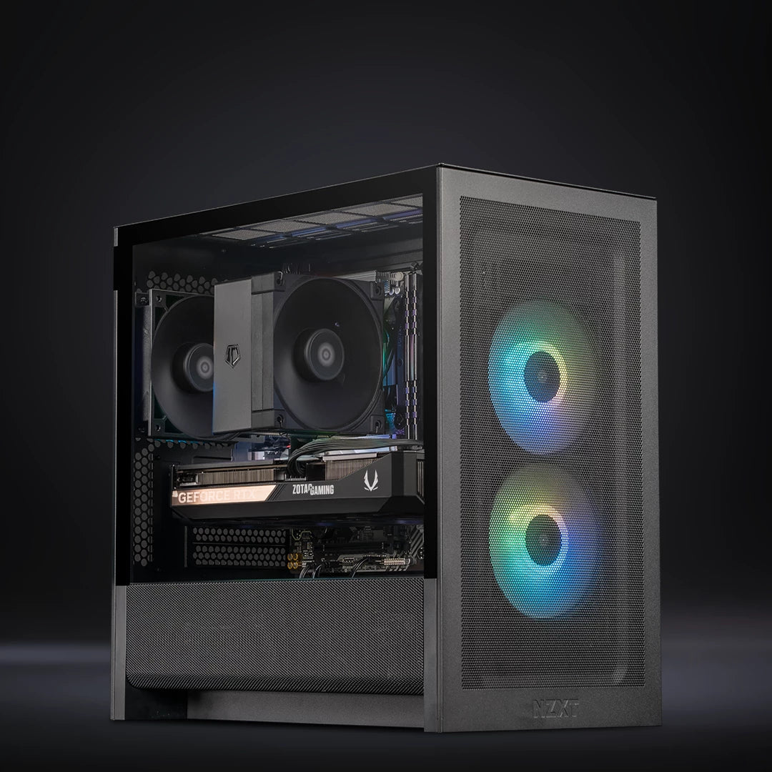 NZXT H3 - Black : L3 AMD / Ryzen 5 7500F + GeForce RTX 5060 Ti