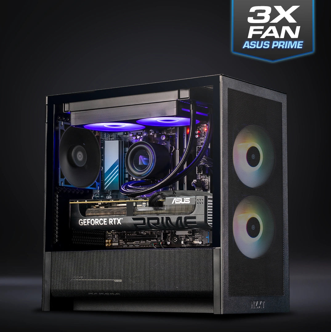 NZXT H3 - Black : L7 X3D Gaming / Ryzen 7 9800X3D + GeForce RTX 5070 Ti