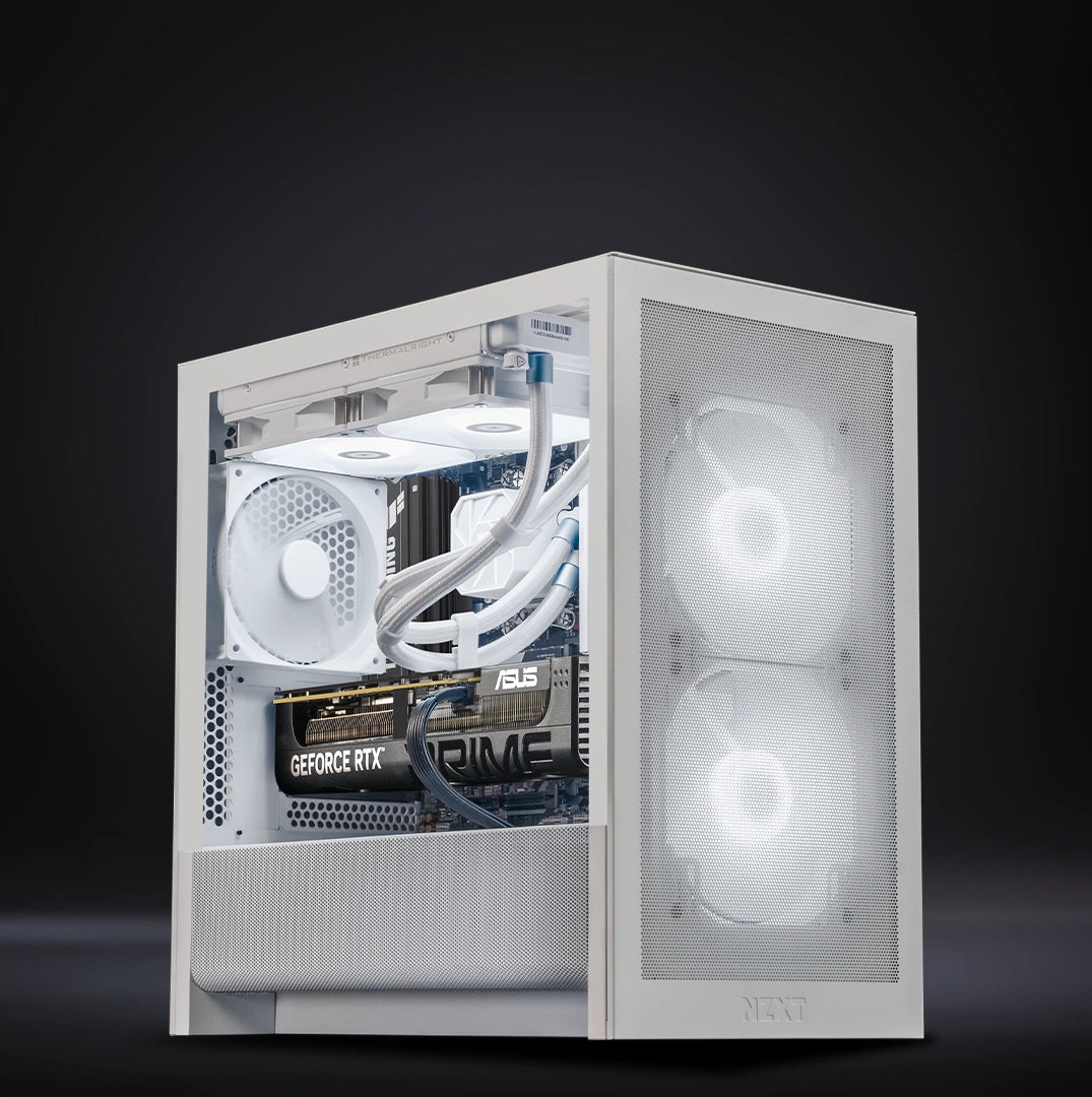 NZXT H3 - White : L7 X3D Gaming / Ryzen 7 9800X3D + GeForce RTX 5070 Ti