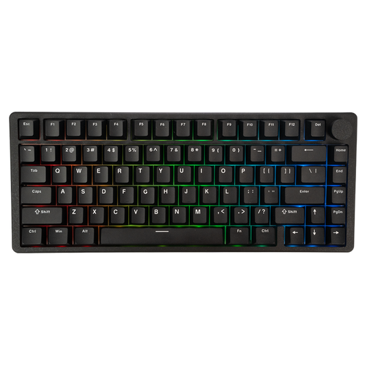 AFTERSHOCK ODEN75 Aluminium Wireless Mechanical Keyboard - 75 Keys (Linear Switch) (Black)