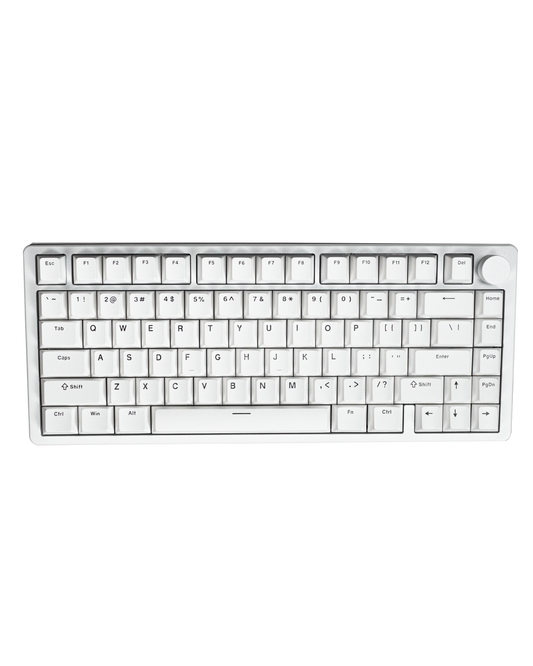 AFTERSHOCK ODEN75 Aluminium Wireless Mechanical Keyboard - 75 Keys (Linear Switch) (White) **RTS Addon Bundle**