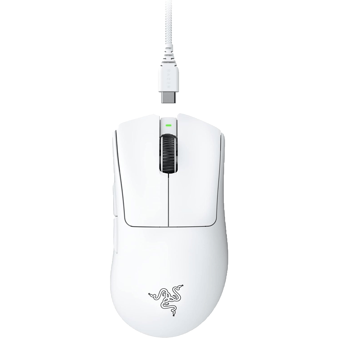 Razer DeathAdder V3 Pro Gaming Mouse - White