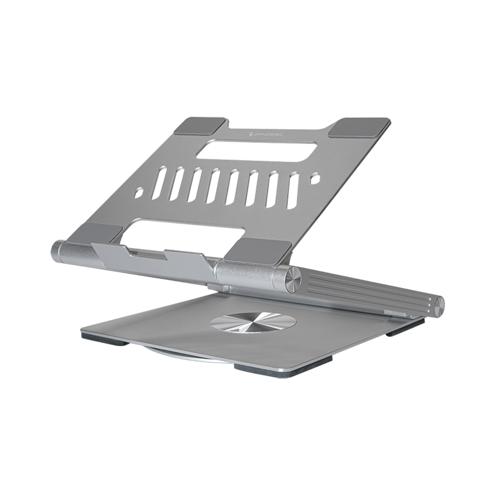 Omnidesk Revolve Laptop Stand with Detachable 7-in-1 Docking Station