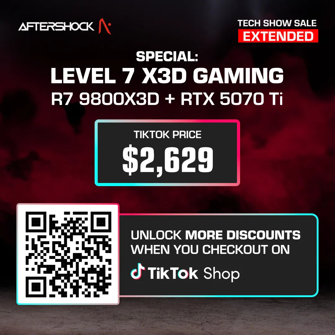 Special : Level 7 X3D Gaming / RYZEN 7 9800X3D + GeForce RTX 5070 Ti