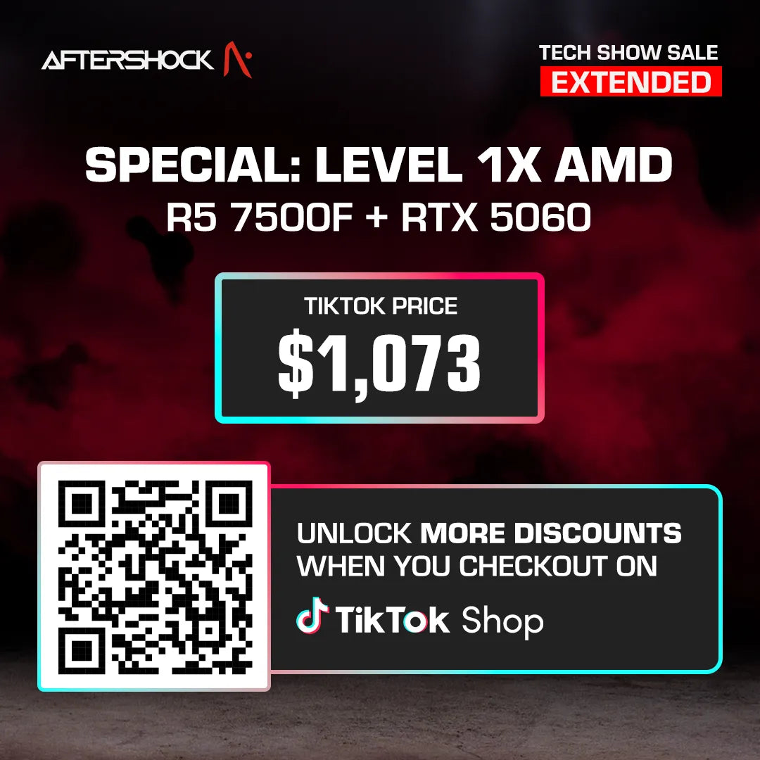 Special : Level 1X AMD / Ryzen 5 7500F + GeForce RTX 5060