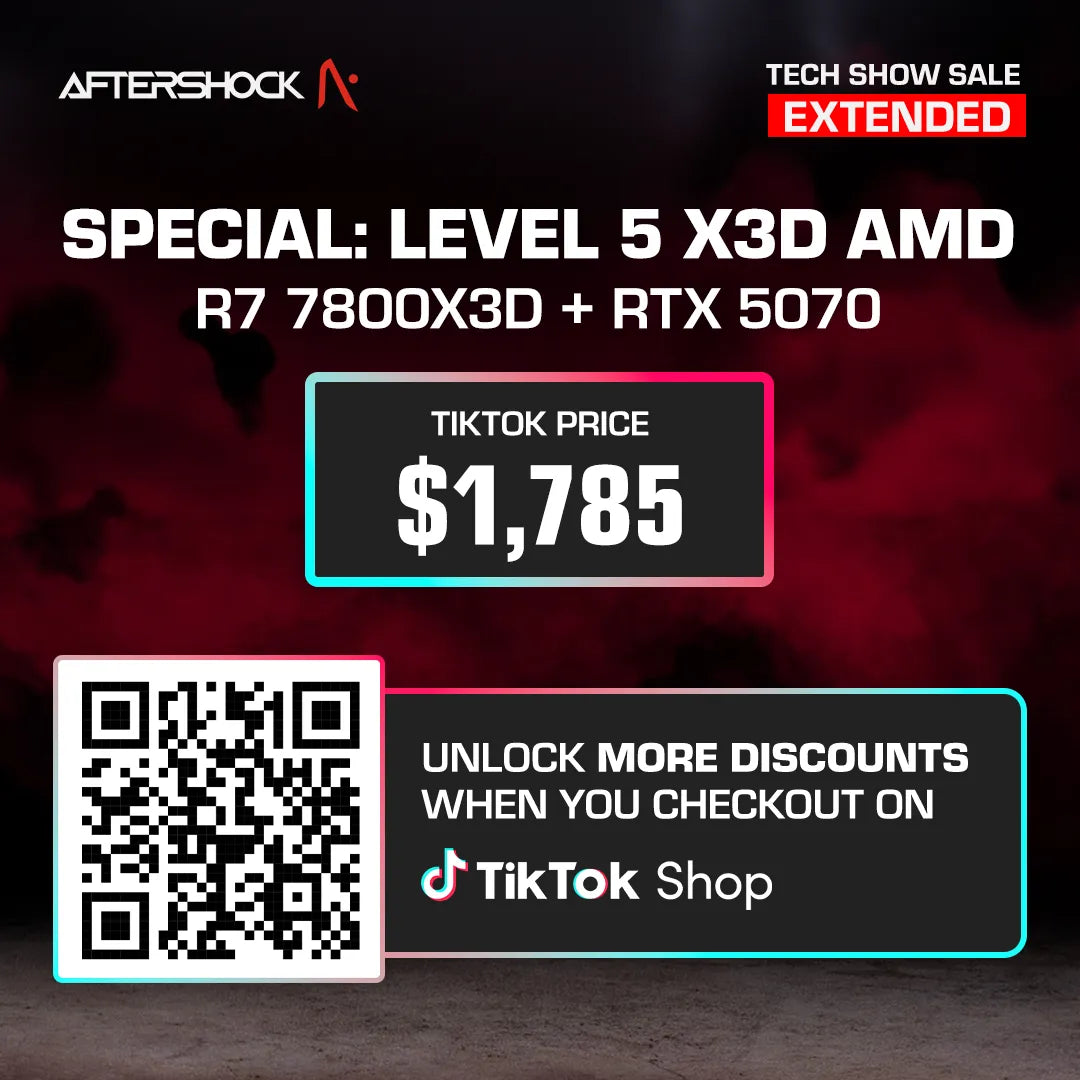 Special : Level 5 X3D AMD / Ryzen 7 7800X3D  + GeForce RTX 5070