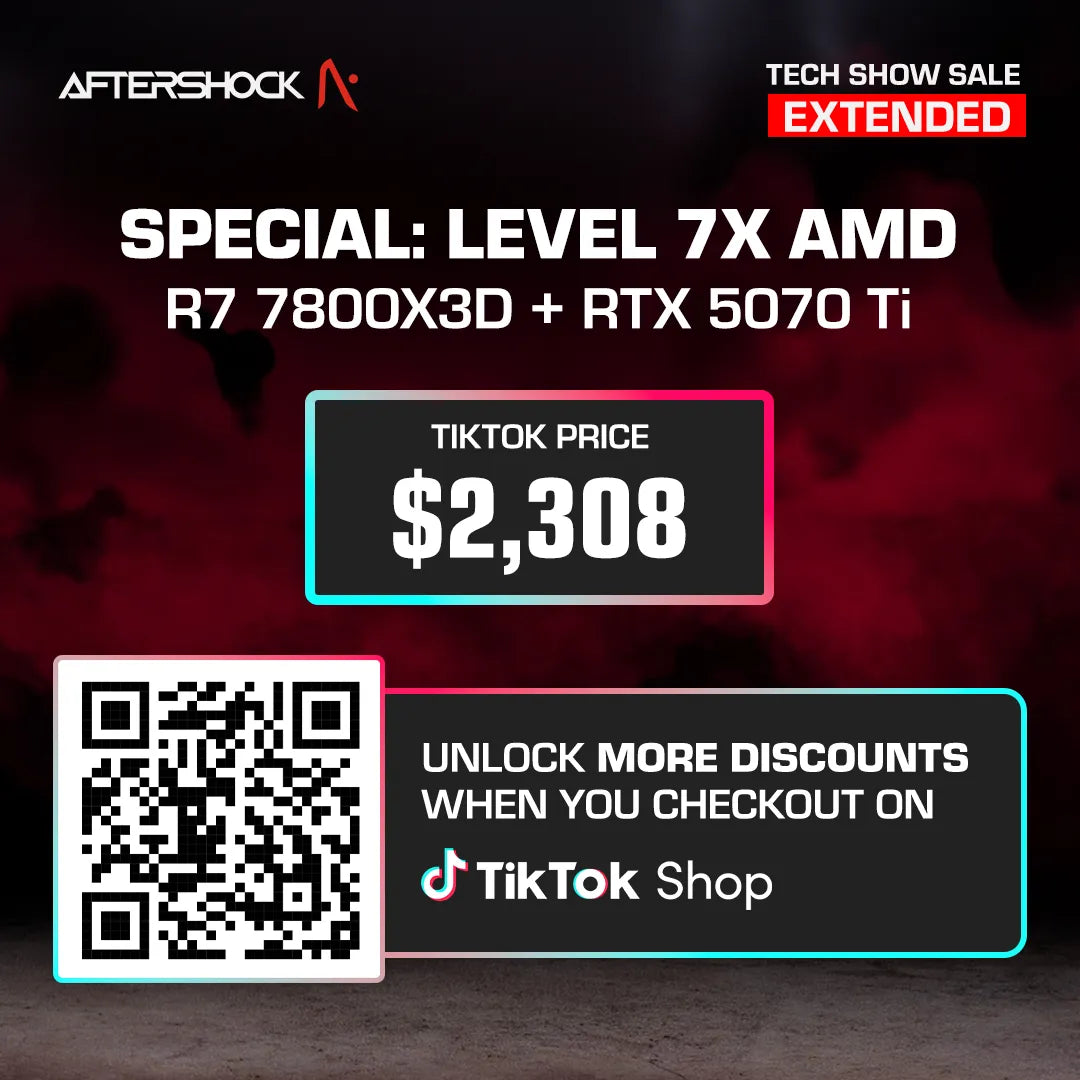 Special : Level 7X AMD / Ryzen 7 7800X3D + GeForce RTX 5070 Ti