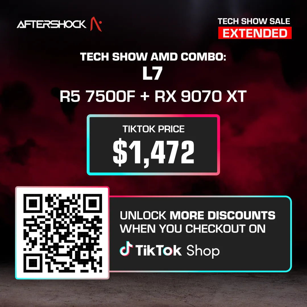 TECH SHOW AMD Combo : L7 / Ryzen 5 7500F + RX 9070 XT