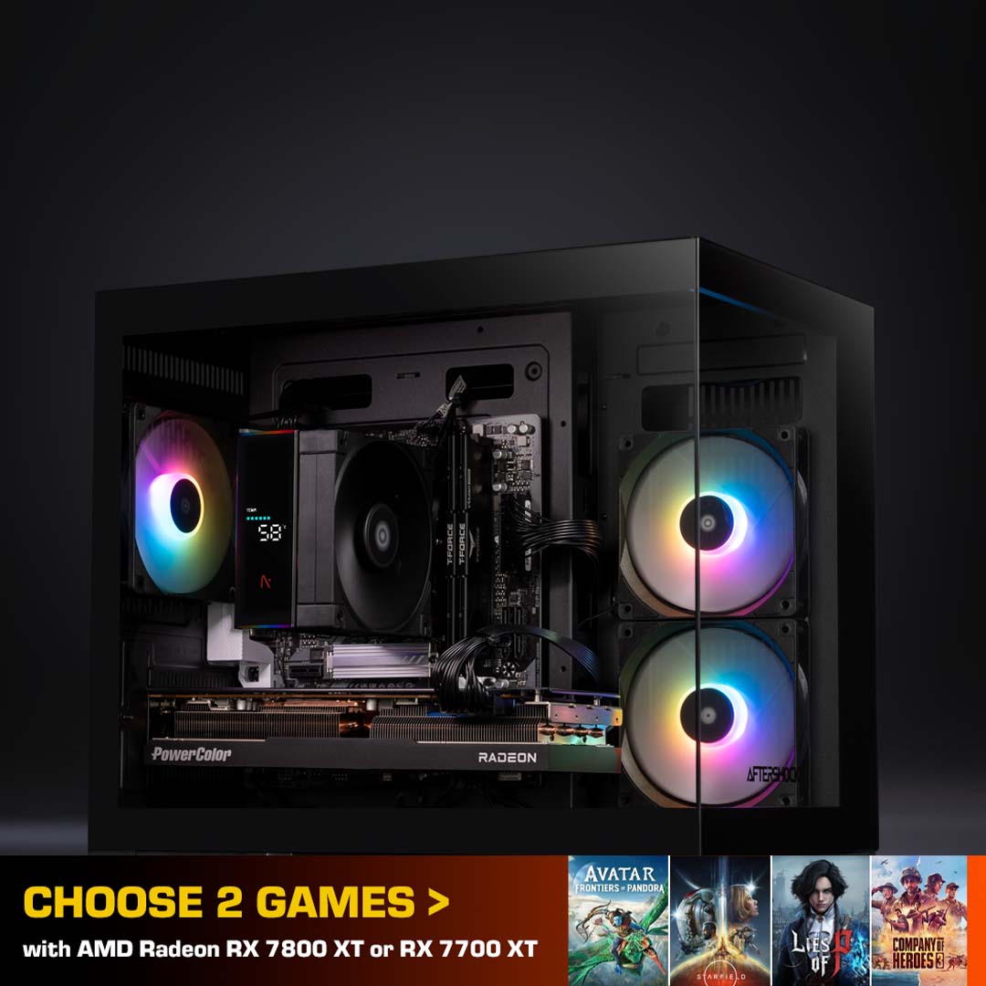 Unbeatable X3D Gaming / Ryzen 7 7800X3D + RX 7800XT
