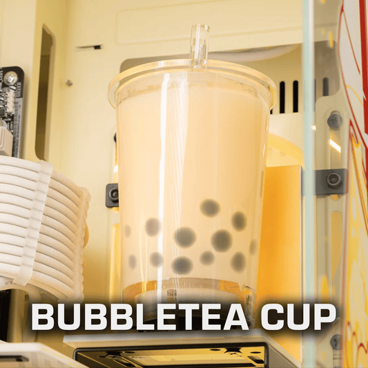 Custom Made Bubble Tea Cup with Banana Bubble Tea