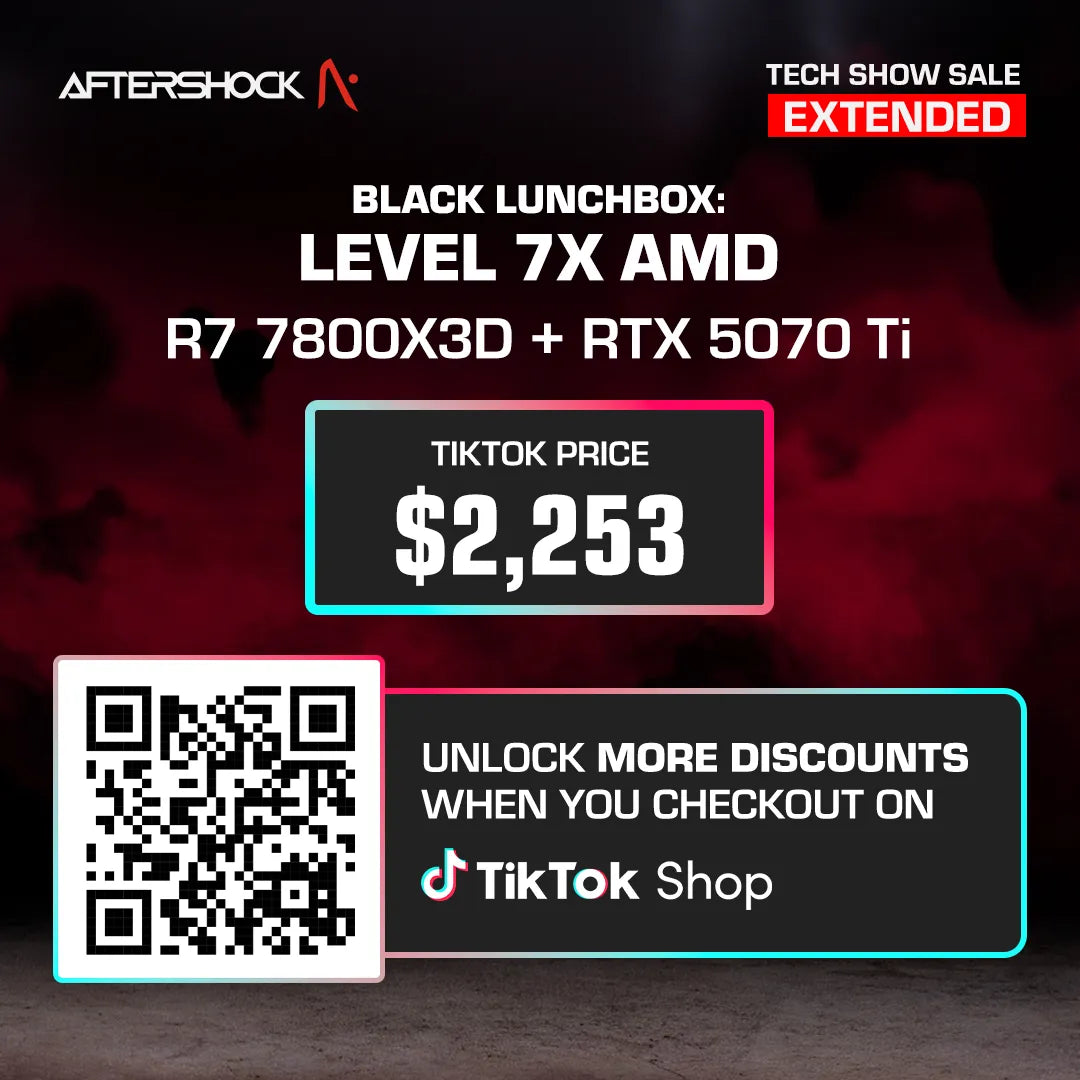 Black Lunchbox : L7X AMD / Ryzen 7 7800X3D + GeForce RTX 5070 Ti