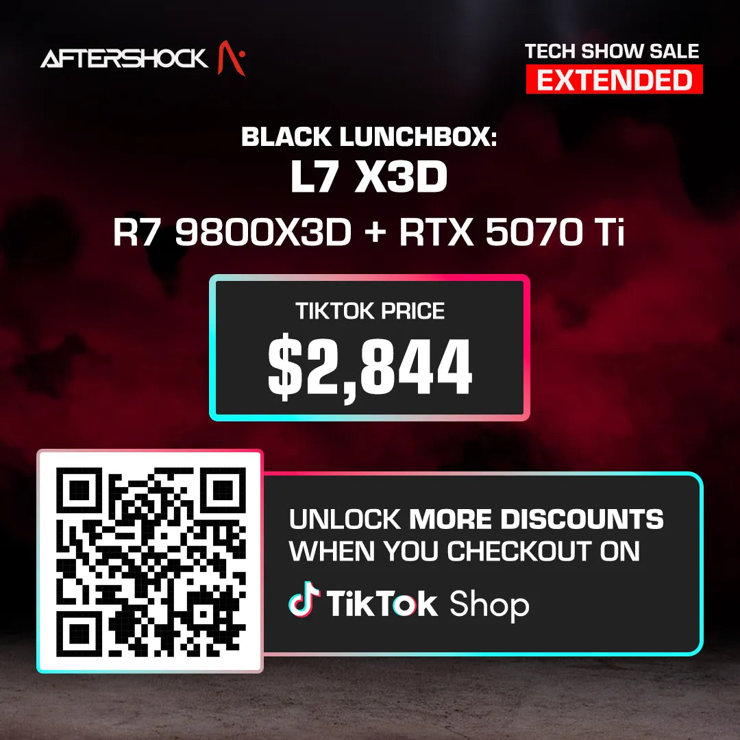 Black Lunchbox : L7 X3D / Ryzen 7 9800X3D + GeForce RTX 5070 Ti