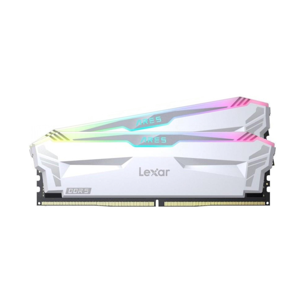 Upgrade to 32GB Lexar Ares RGB DDR5 6400Mhz CL32 White (16X2) (For Base 16GB 5600MHz)