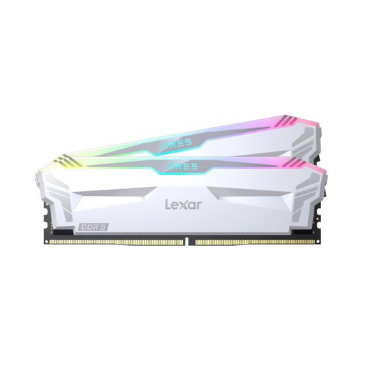 Upgrade to 32GB Lexar Ares RGB DDR5 6400Mhz CL32 White (16X2) (For Base 16GB 5600MHz)