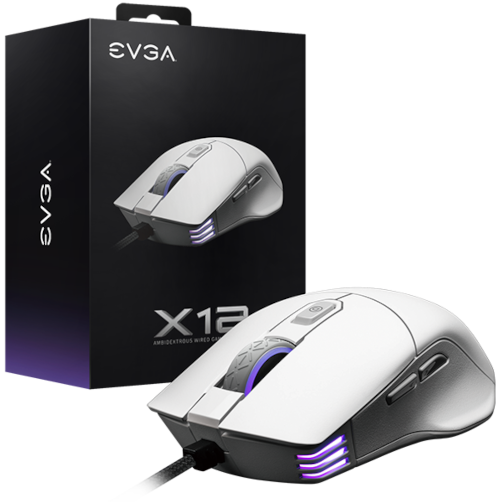 EVGA X12 Mouse White