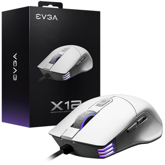 EVGA X12 Mouse White