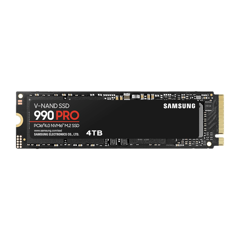 4TB Samsung 990 Pro Gen4 SSD (R: 7450 | W: 6900)