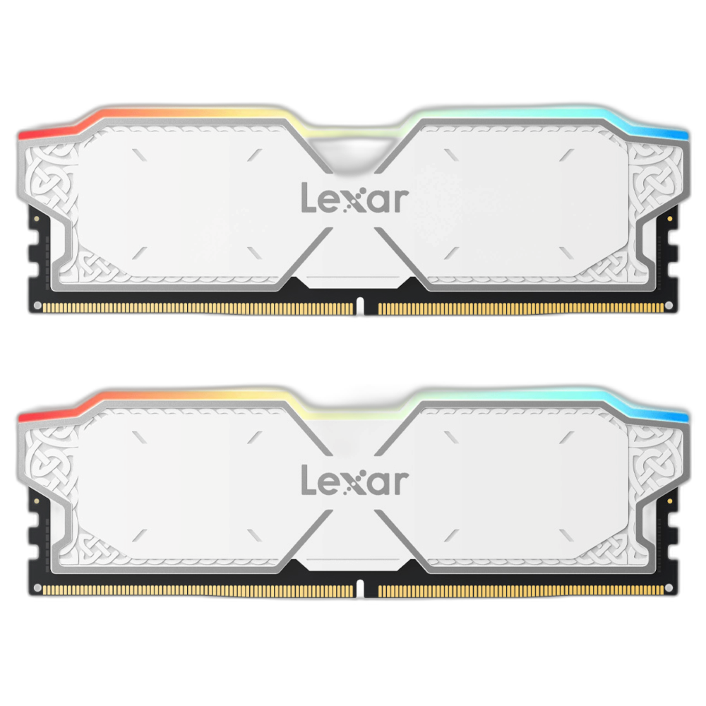 Upgrade to 32GB Lexar Thor (White) 6000MHZ RGB (16GB x 2)*