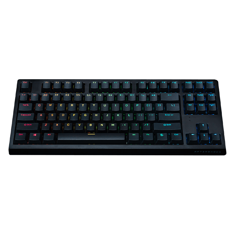 AFTERSHOCK ODEN v2 Black Mechanical Keyboard (Yellow Switch)