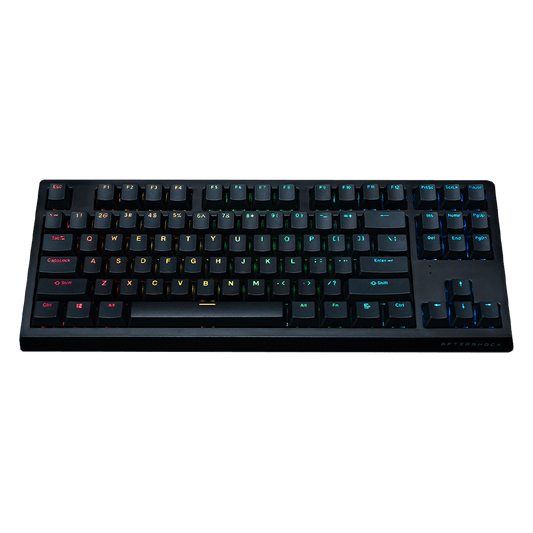 AFTERSHOCK ODEN v2 Black Mechanical Keyboard (Yellow Switch)