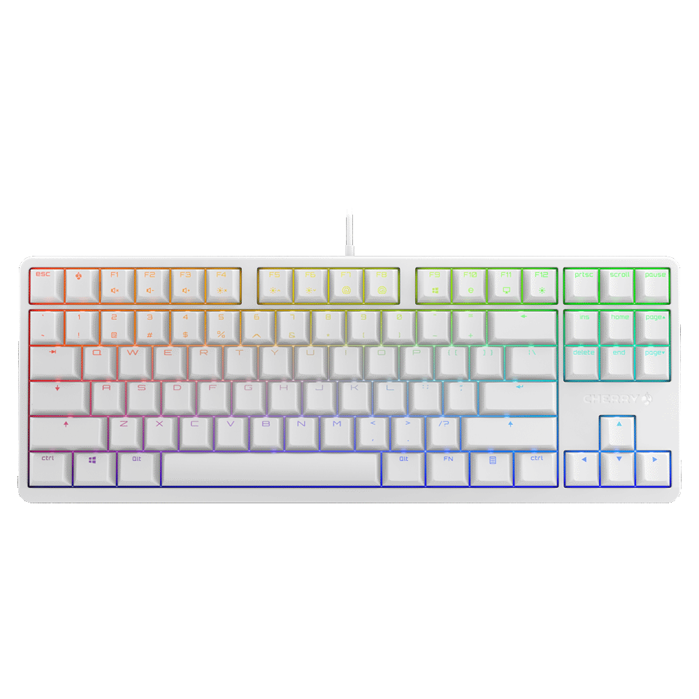 CHERRY TKL 87 RGB WHITE (MX RED) (G80-3000S)