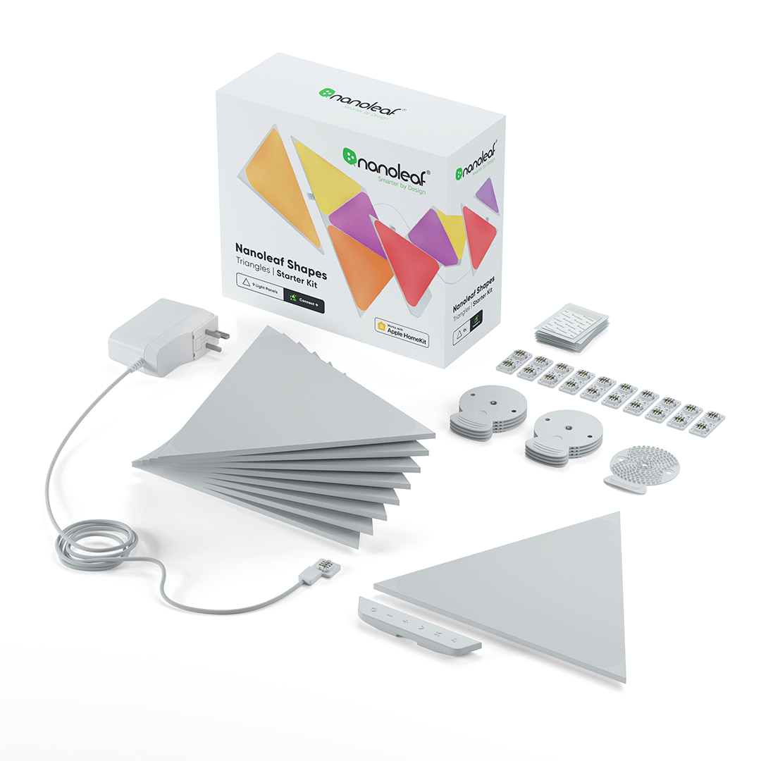 Nanoleaf Shapes (Triangles) Smarter Kit (9 panels)